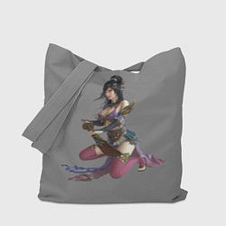 Сумка-шоппер Samurai girl with a sword