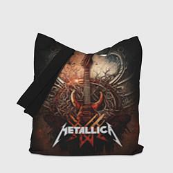 Сумка-шоппер Metallica гитара и логотип
