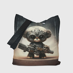 Сумка-шоппер Cute animal with a gun