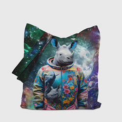 Сумка-шоппер Rhino in spacesuit - neural network