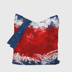 Сумка-шопер Grunge strips colors, цвет: 3D-принт