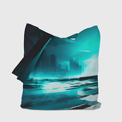 Сумка-шоппер Лазурный город