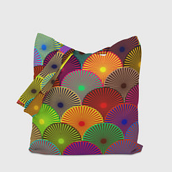 Сумка-шопер Multicolored circles, цвет: 3D-принт