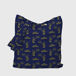 Сумка-шоппер Bart pattern Eat my shorts