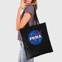 Сумка-шопер Рома Наса космос, цвет: 3D-принт — фото 2