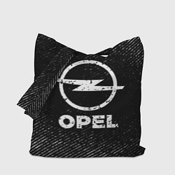 Сумка-шоппер Opel с потертостями на темном фоне