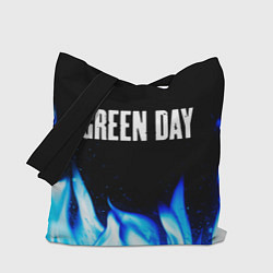 Сумка-шоппер Green Day blue fire