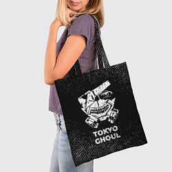 Сумка-шопер Tokyo Ghoul с потертостями на темном фоне, цвет: 3D-принт — фото 2