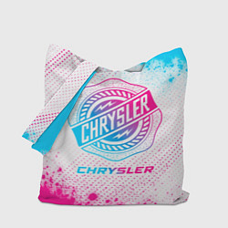 Сумка-шопер Chrysler neon gradient style, цвет: 3D-принт