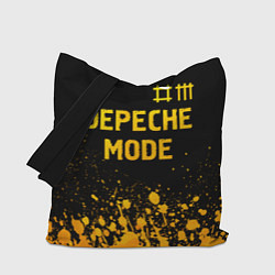 Сумка-шоппер Depeche Mode - gold gradient: символ сверху