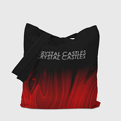 Сумка-шопер Crystal Castles red plasma, цвет: 3D-принт