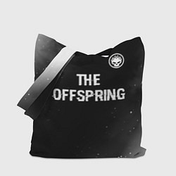 Сумка-шоппер The Offspring glitch на темном фоне: символ сверху