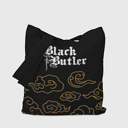 Сумка-шоппер Black Butler anime clouds