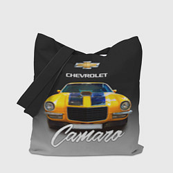 Сумка-шопер Американский спорткар Camaro 1970 года, цвет: 3D-принт