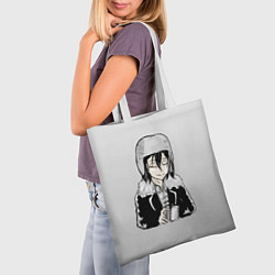 Сумка-шопер Достоевский и чашка кофе, цвет: 3D-принт — фото 2