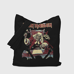 Сумка-шопер Iron Maiden - судья, цвет: 3D-принт
