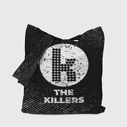 Сумка-шоппер The Killers с потертостями на темном фоне