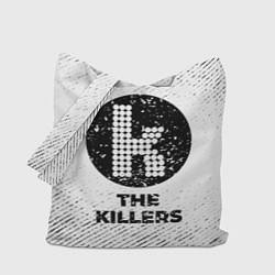 Сумка-шоппер The Killers с потертостями на светлом фоне