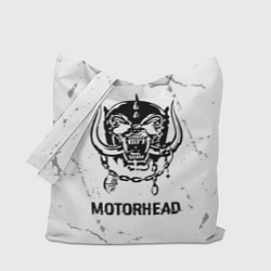 Сумка-шоппер Motorhead glitch на светлом фоне