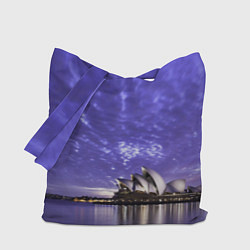 Сумка-шоппер Сидней в фиолетовом в закате