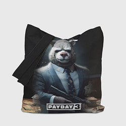 Сумка-шопер Payday3 bear, цвет: 3D-принт