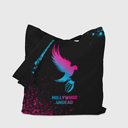 Сумка-шоппер Hollywood Undead - neon gradient