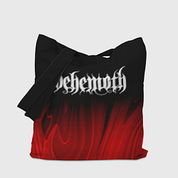 Сумка-шоппер Behemoth red plasma