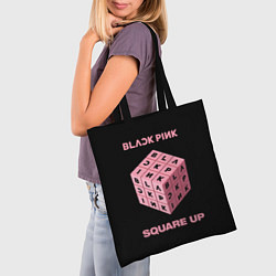 Сумка-шопер Blackpink Square up, цвет: 3D-принт — фото 2