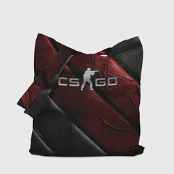 Сумка-шоппер CS GO dark red texture