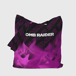 Сумка-шопер Tomb Raider pro gaming: символ сверху, цвет: 3D-принт