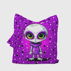 Сумка-шоппер Alien - purple color