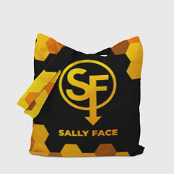 Сумка-шоппер Sally Face - gold gradient