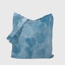 Сумка-шопер Текстура льда, цвет: 3D-принт