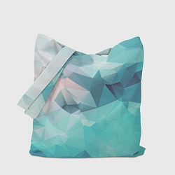 Сумка-шопер Небо из геометрических кристаллов, цвет: 3D-принт