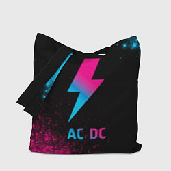 Сумка-шоппер AC DC - neon gradient