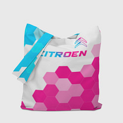 Сумка-шоппер Citroen neon gradient style: символ сверху