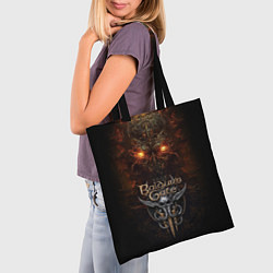 Сумка-шопер Baldurs Gate 3 logo, цвет: 3D-принт — фото 2