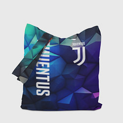 Сумка-шопер Juventus logo blue, цвет: 3D-принт