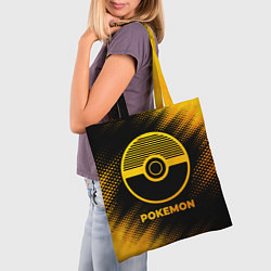 Сумка-шопер Pokemon - gold gradient, цвет: 3D-принт — фото 2
