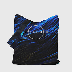 Сумка-шоппер Starfield logo blue background