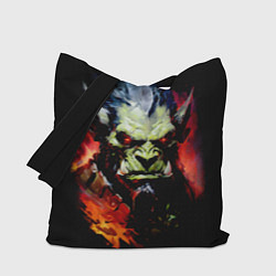 Сумка-шоппер Орк в огне