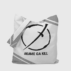 Сумка-шоппер Akame ga Kill glitch на светлом фоне