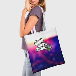 Сумка-шопер Gta neon 10 лет, цвет: 3D-принт — фото 2