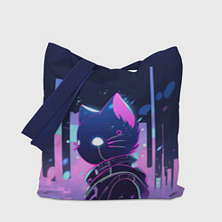 Сумка-шопер Фантомный кот, цвет: 3D-принт