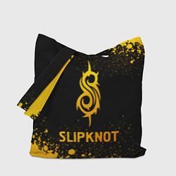 Сумка-шопер Slipknot - gold gradient, цвет: 3D-принт