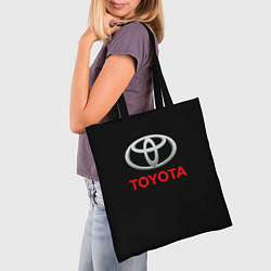 Сумка-шопер Toyota sport car, цвет: 3D-принт — фото 2
