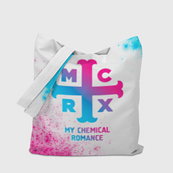 Сумка-шоппер My Chemical Romance neon gradient style