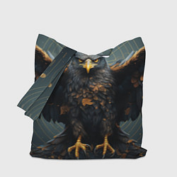 Сумка-шопер Орёл с расправленными крыльями, цвет: 3D-принт