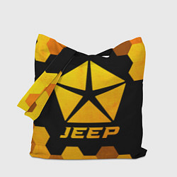 Сумка-шопер Jeep - gold gradient, цвет: 3D-принт