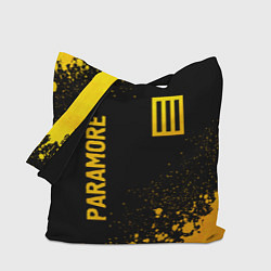 Сумка-шопер Paramore - gold gradient вертикально, цвет: 3D-принт